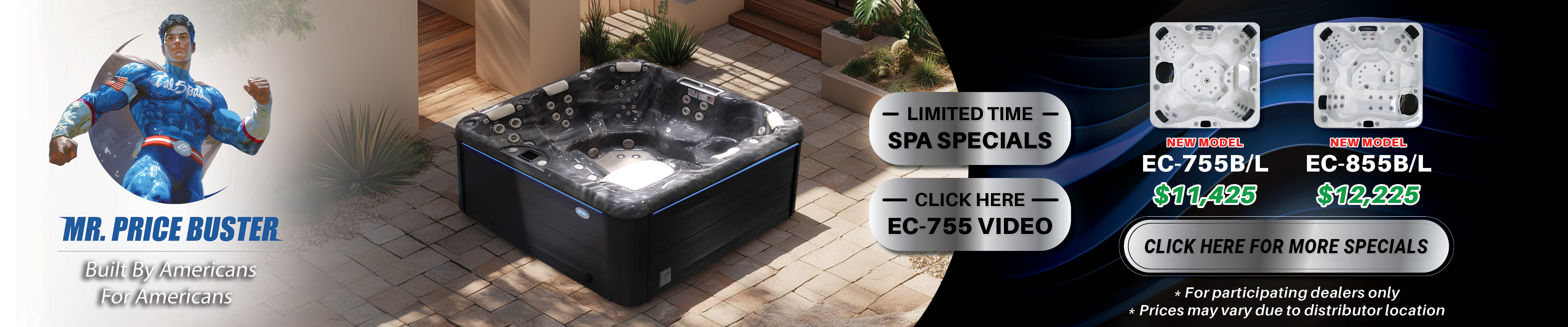 Calspas hot tub being used in a family setting - Berwyn